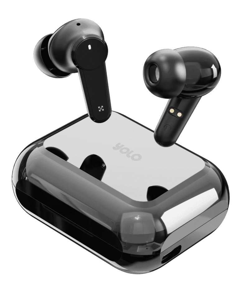 YOLO YoPod Active+ Wireless Earbuds – ANC+ENC, Bluetooth 5.3, 30H Playtime - Image 3