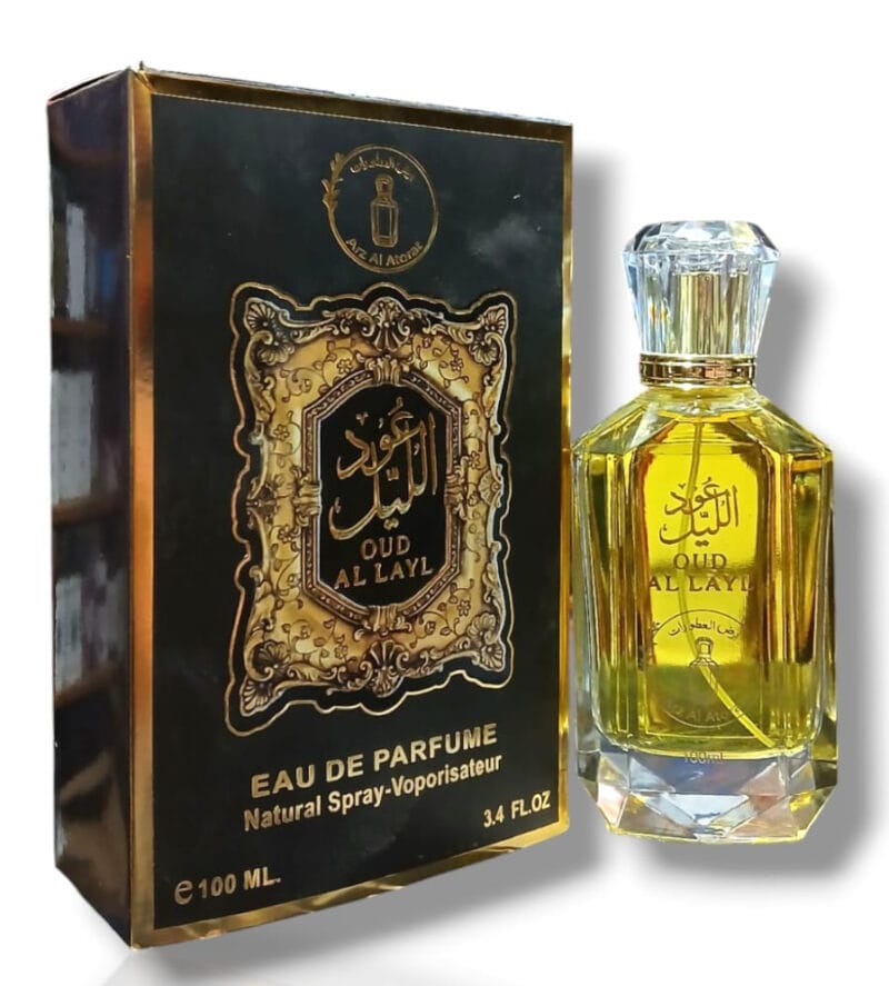 Oud Al Layl perfume, Arz Al Atorat fragrance, unisex Eau de Parfum, 100ml oud perfume, long-lasting oriental scent, luxury Arabic perfume, Pakistani perfume brand