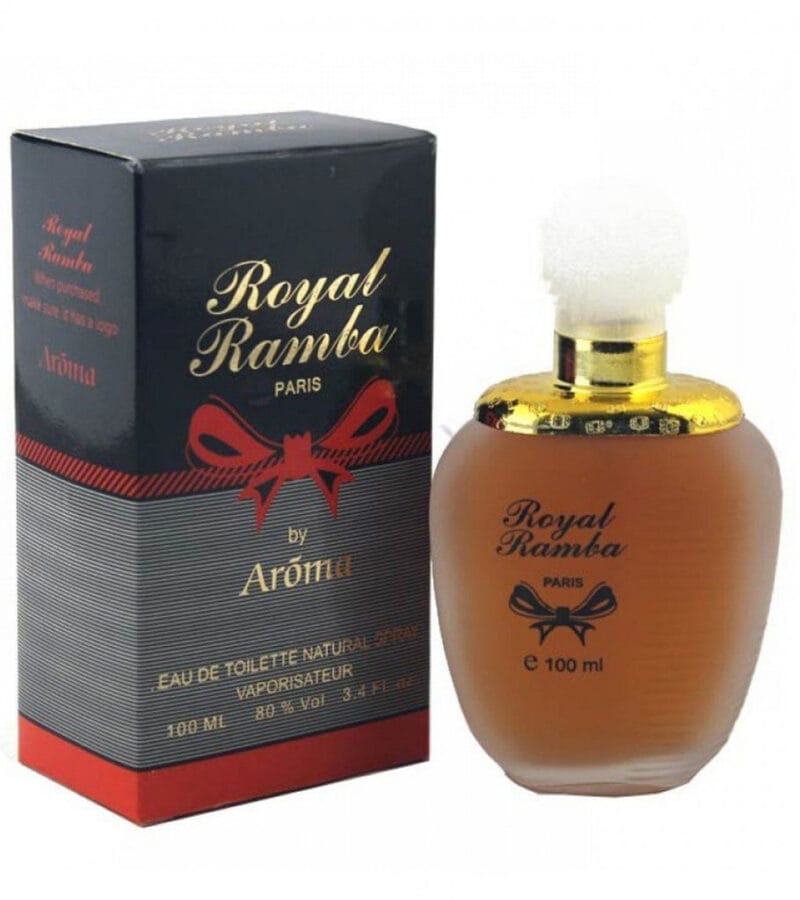 Royal Ramba perfume, men's luxury fragrance, 100ml Eau de Parfum, long-lasting scent, affordable men's cologne, soft woody fragrance, daily wear perfume