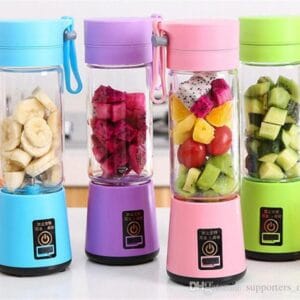 portable juicer blender, USB rechargeable blender, 6 blade juicer, 20000mAh battery, mini fruit blender, cordless smoothie maker, crushed ice blender