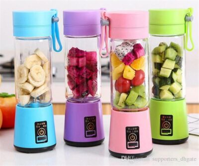 portable juicer blender, USB rechargeable blender, 6 blade juicer, 20000mAh battery, mini fruit blender, cordless smoothie maker, crushed ice blender