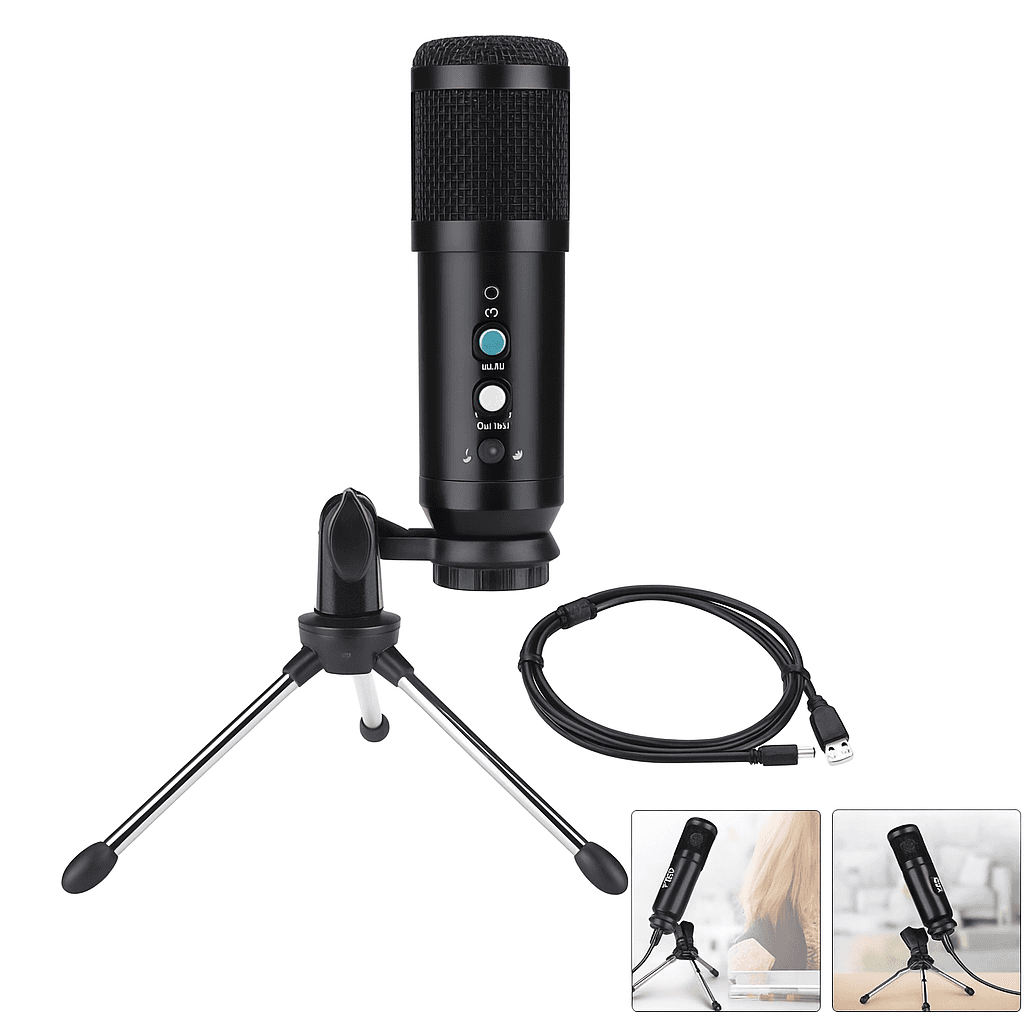 KNUP KPM0023 USB Microphone | Condenser Mic | ValueShop