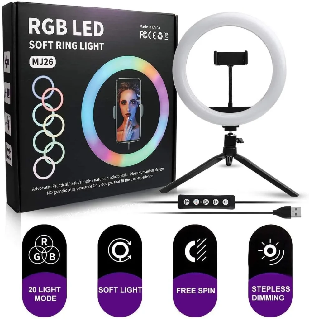 MJ26 RGB LED Ring Light