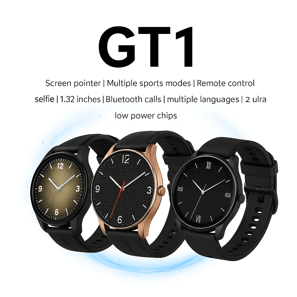 GT1 Smartwatch Bluetooth Calling Lahore Pakistan, Smartwatch with Calling ValueShop, Fitness Tracker Watch Pakistan, Touch Display Smartwatch, Tech Gadget for Men & Women