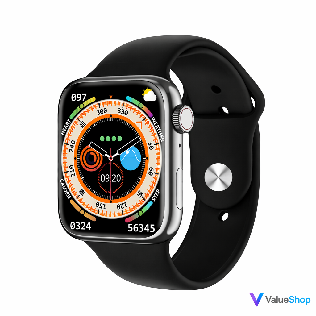 Buy HOTTU Hot 8 Pro Smart Watch with 2.02" HD display, heart rate monitoring, music control & Android compatibility at ValueShop.me Lahore Pakistan.