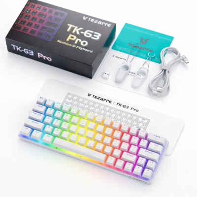 TEZARRE TK-63 Pro RGB WiRELESS MECHANiCAL GAMiNG KEYBOARD