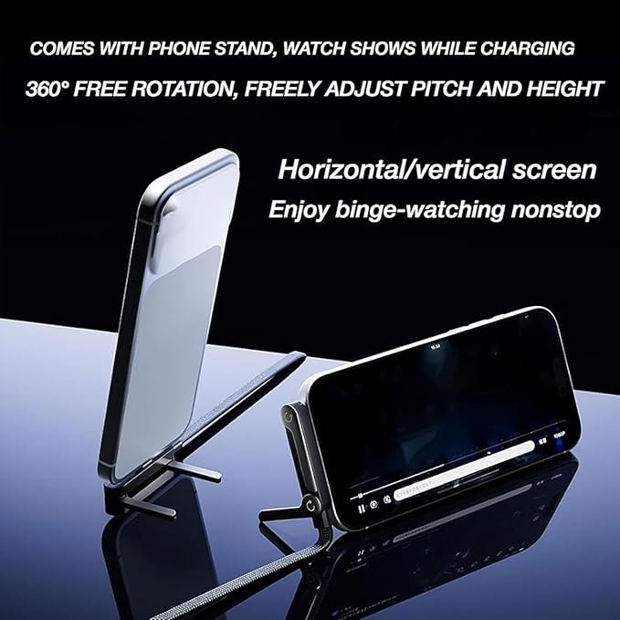 240W Type-C Fast Charging Cable with Stand | ValueShop.me - Image 2