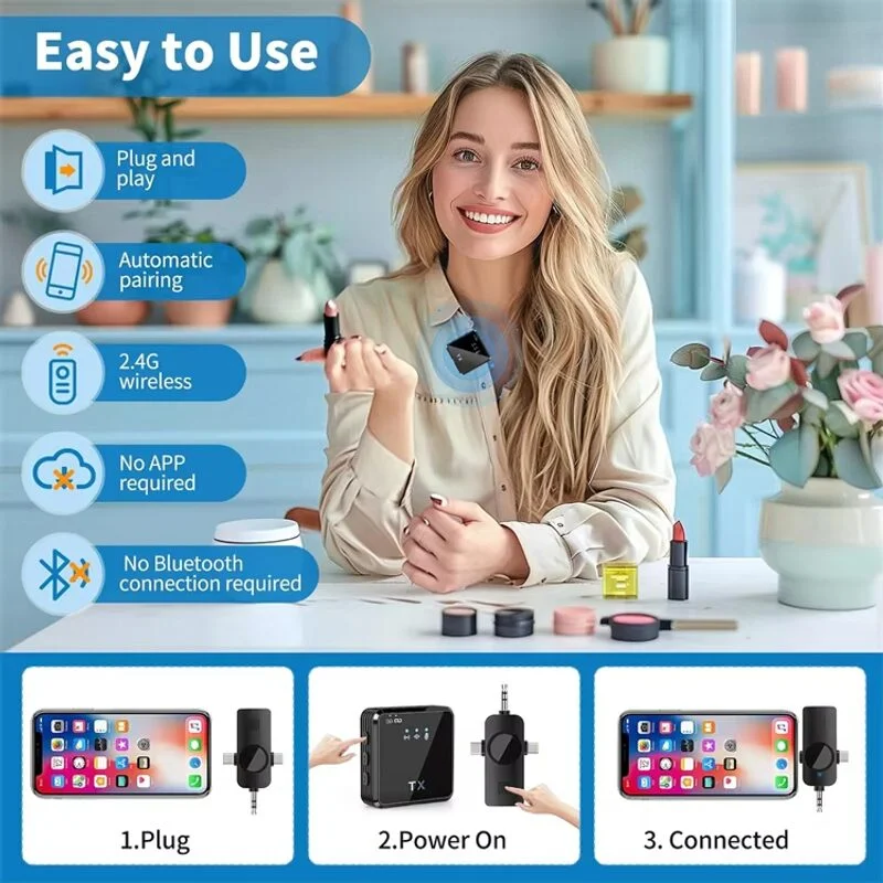 F11-2 3-in-1 Wireless Dual Microphone Price in Pakistan | ValueShop.me - Image 4