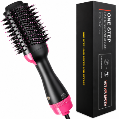 Buy One Step Hot Air Brush 3-in-1 Dryer, Straightener & Volumizer in Pakistan from Valueshop.me. Fast drying, smooth styling, anti-frizz design, and natural volume.
